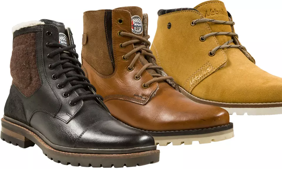 Nebulus Herren-Lederstiefel mit Merinowolle gefüttert im Modell und der Farbe nach Wahl - Primary Image