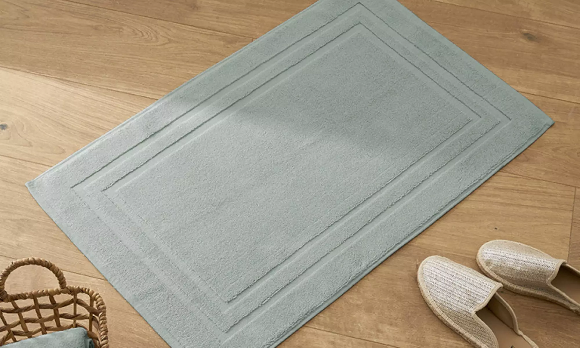 Tapis de bain en coton