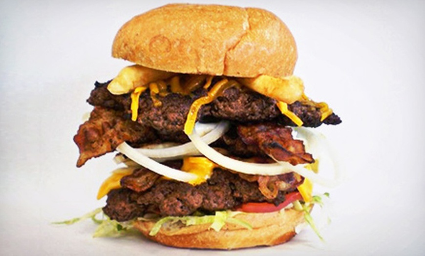 Breakfast, Lunch, or Dinner - Col Mustard's Phat Burgers | Groupon