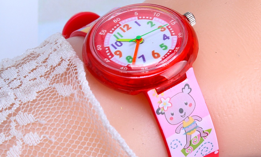 Image 6: Kids' Cartoon Jelly Watch