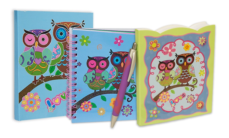 Image 14: Kandy Toys Owl Stationery Bundle