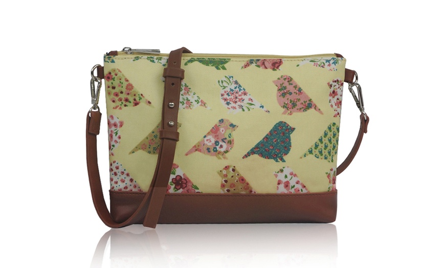 Image 33:  Printed Canvas Cross-Body Bags