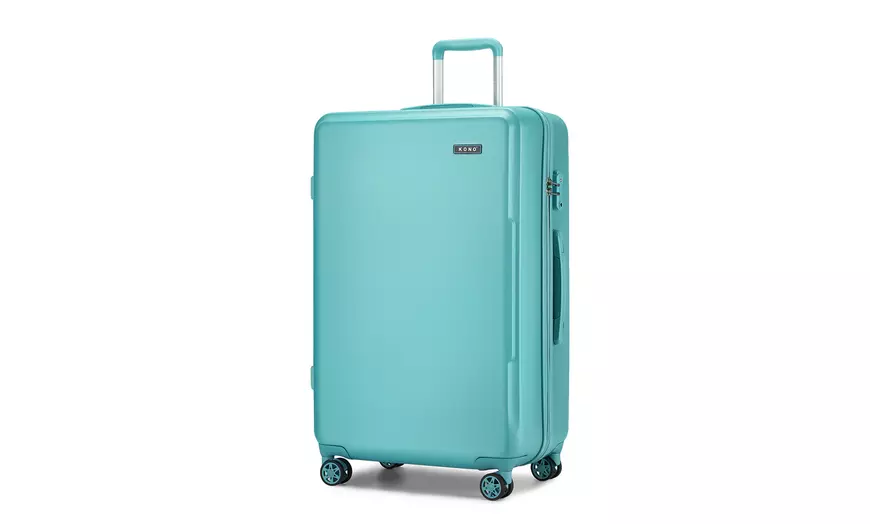Image 14: One or Three Minimalist Design Hard Shell Luggage Set with TSA Lock 