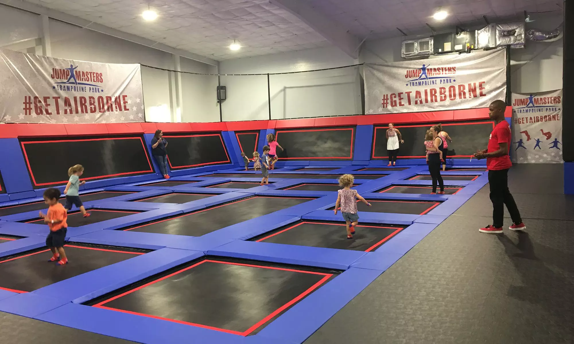 Two or Four One-Hour Jump Passes at Jumpmasters Trampoline Park (Up to 41% Off) - Primary Image