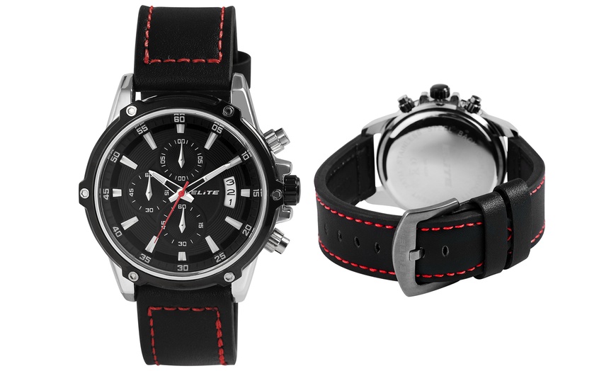 Image 21: Montre pour homme Elite