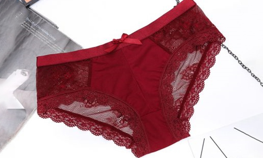 Image 4: Women's Lace Knickers