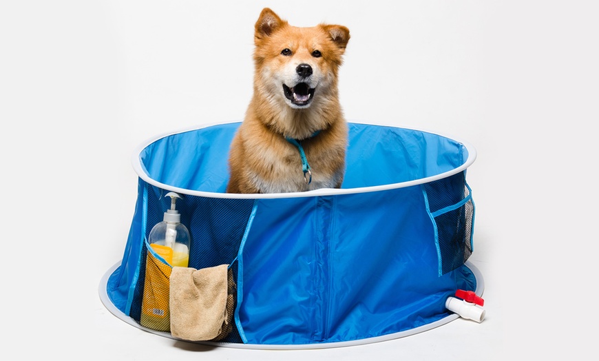 Image 7: Pop Up Pet Dog Bath and Pool 