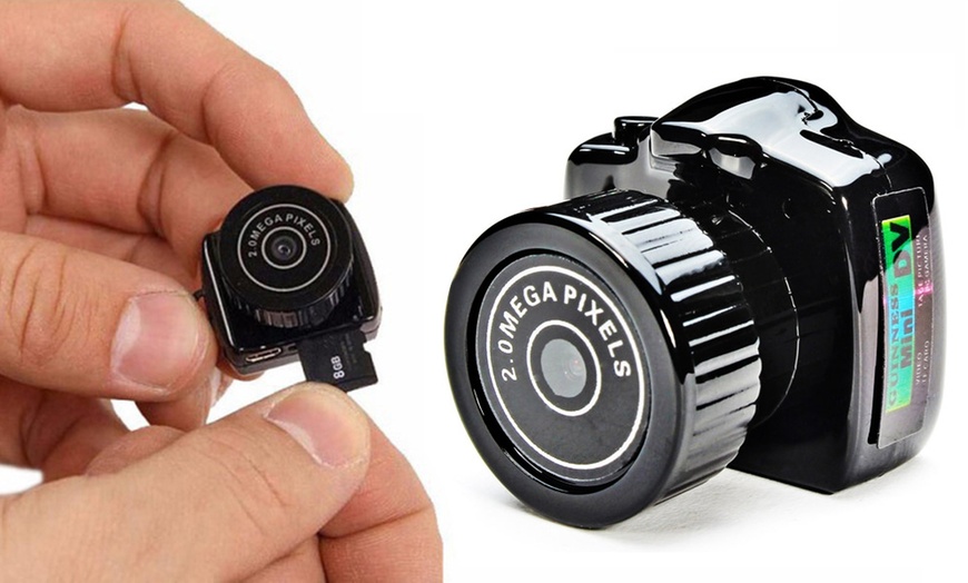 Image 6: One or Two Mini Cameras with Optional 8GB Micro SD Card