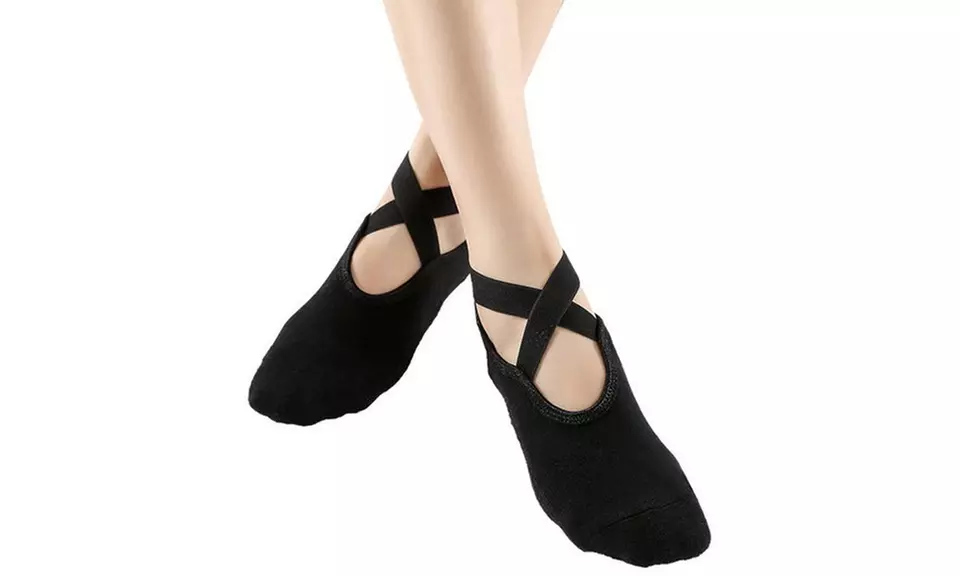 Non Slip Socks with Grips for Women Yoga Ballet Pilates Barre Dance