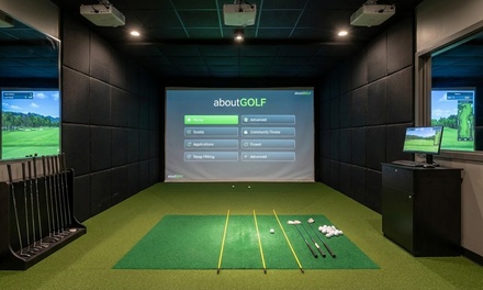 Bay 1 or 2, 120mins (One Player Only; additional player at $10/person/visit) - GOLFi Indoor Golf Center