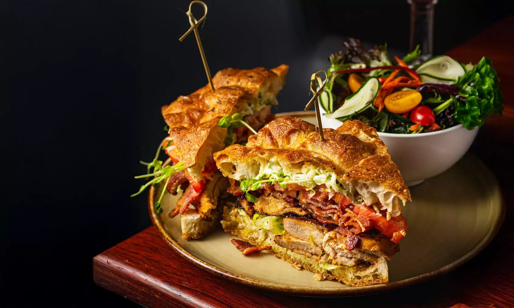 Indulge in a Three-Course Dinner for Two or Four with Wine