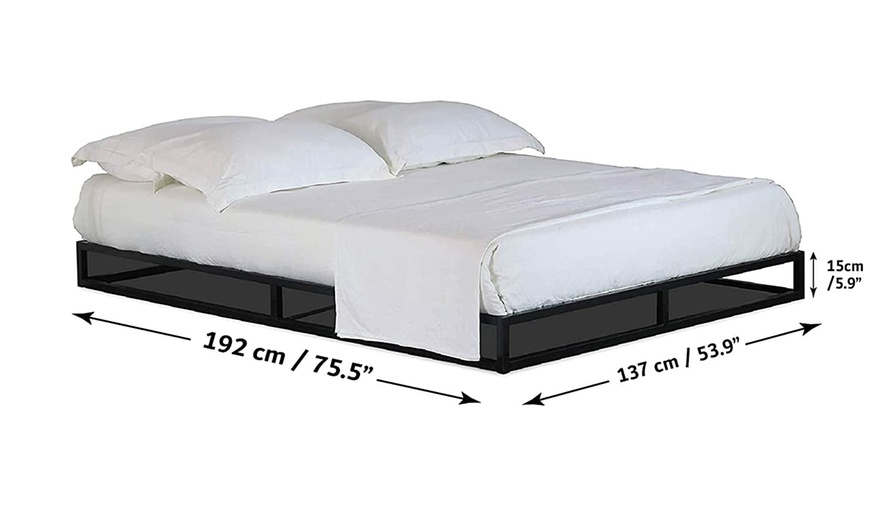 Image 8: Platform Bed with Optional Pocket Sprung Mattress