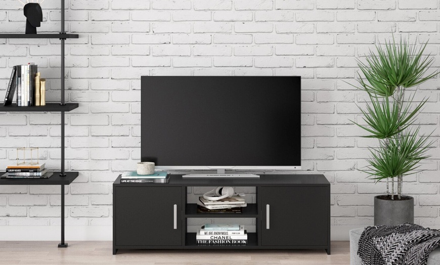 Image 6: Black TV Stand