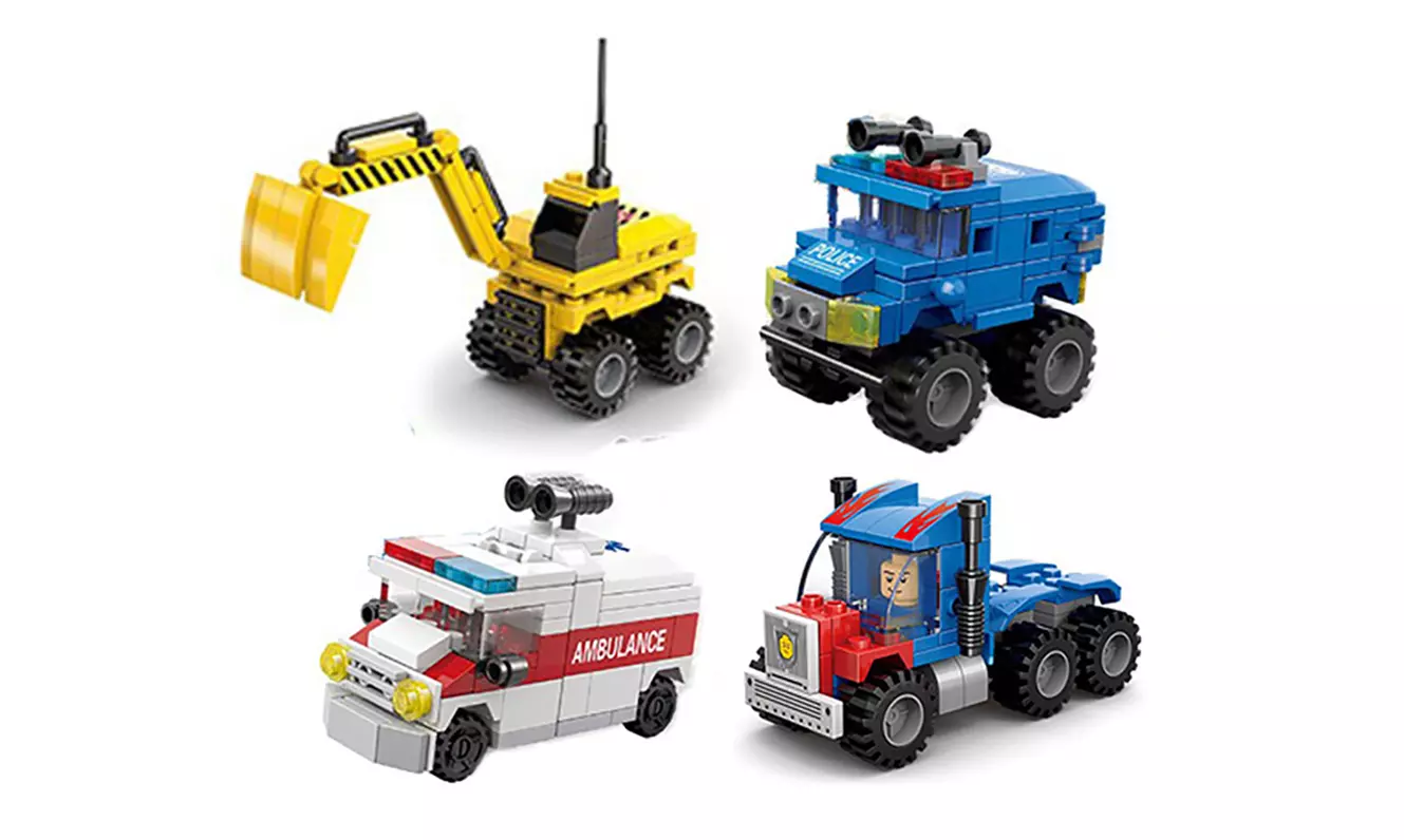 1x, 2x oder 4x Mini-Bausteine