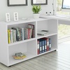 Image 1: Four-Shelf Corner Desk