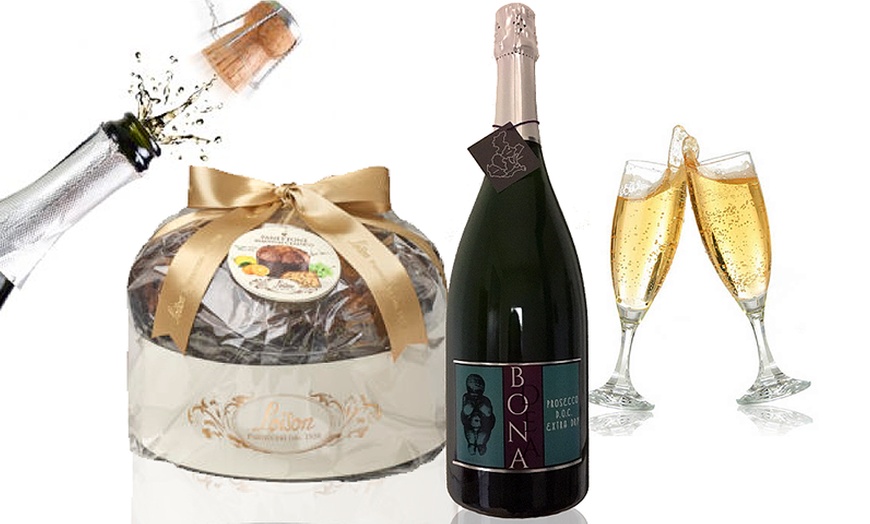 Image 1: Magnum Prosecco e panettone