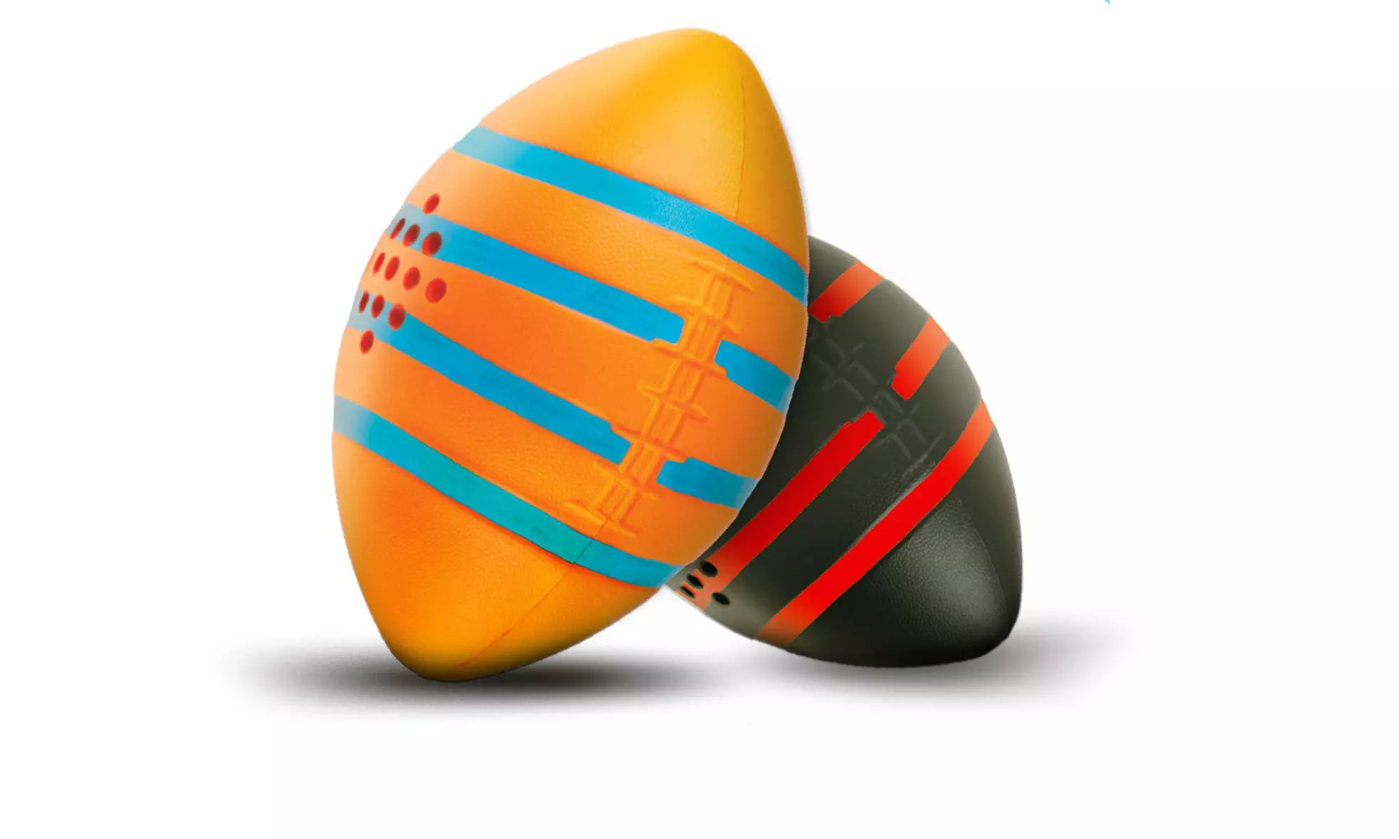 iHip Boomball Football Style, Portable, Outdoor Bluetooth 4.2 Waterproof Speaker - Primary Image