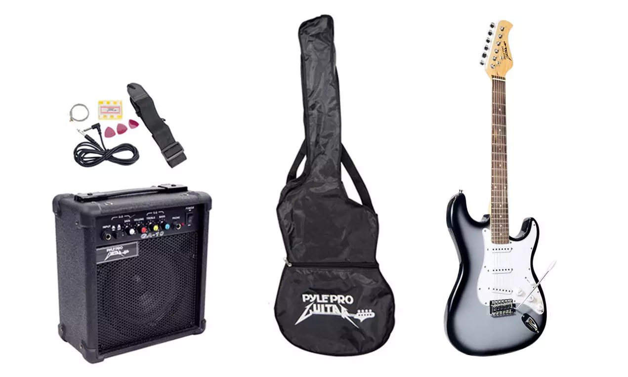 PylePro PEGKT15 Beginner Electric Guitar Package - Second Medium