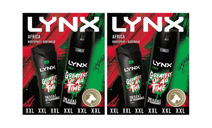 Image 4: Lynx Africa XXL Body Wash and Body Spray Gift Set for Men 