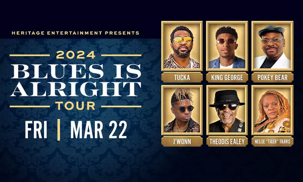 The Blues Is Alright Tour on March 22 at 8 p.m.  - Primary Image