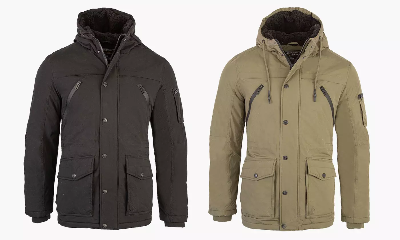 Men's Parka Jacket - Primary Image