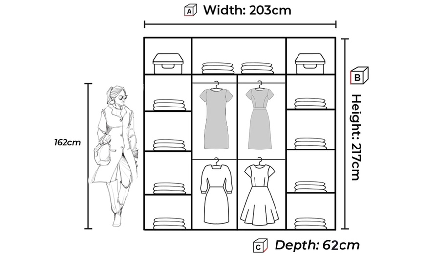 Image 7: Double Sliding Door Wardrobe Mirror