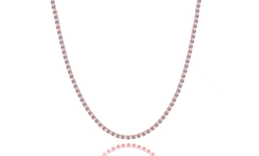 Image 7: One or Three Pave Necklaces Made with Crystals from Swarovski® 