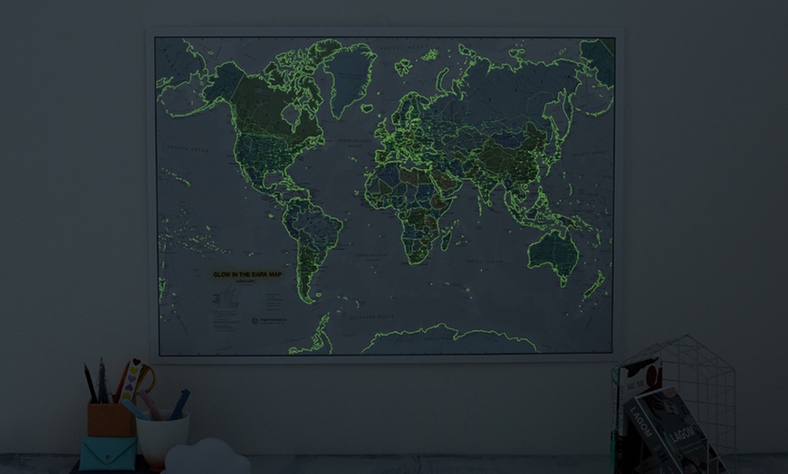 Image 5: Glow-in-the-Dark Map