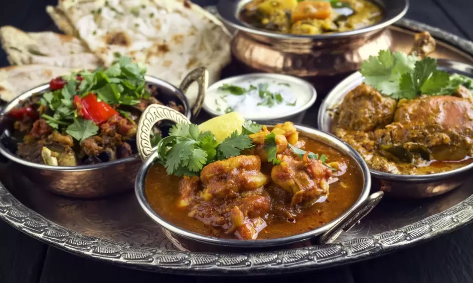 3-Course Indian Feast with Wine/Drink/Dessert for 2, 4, or 6 People!