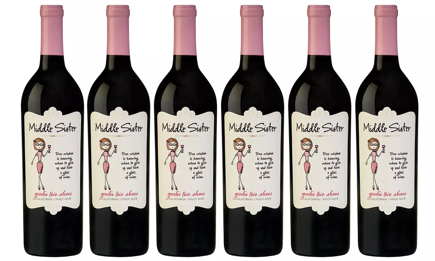 Vintage Wine Estates Middle Sister Goodie Two-Shoes Pinot Noir (6-Pack) - Primary Image