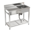 Image 5: Stainless Steel Commercial Sink with a Side Drainboard