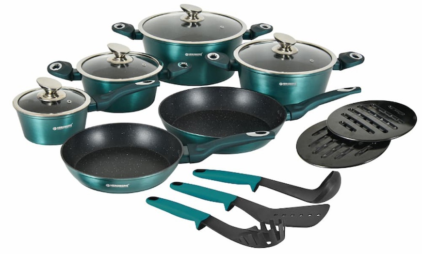 Image 7: Batteria da cucina da 14 o 15 pezzi Herzberg