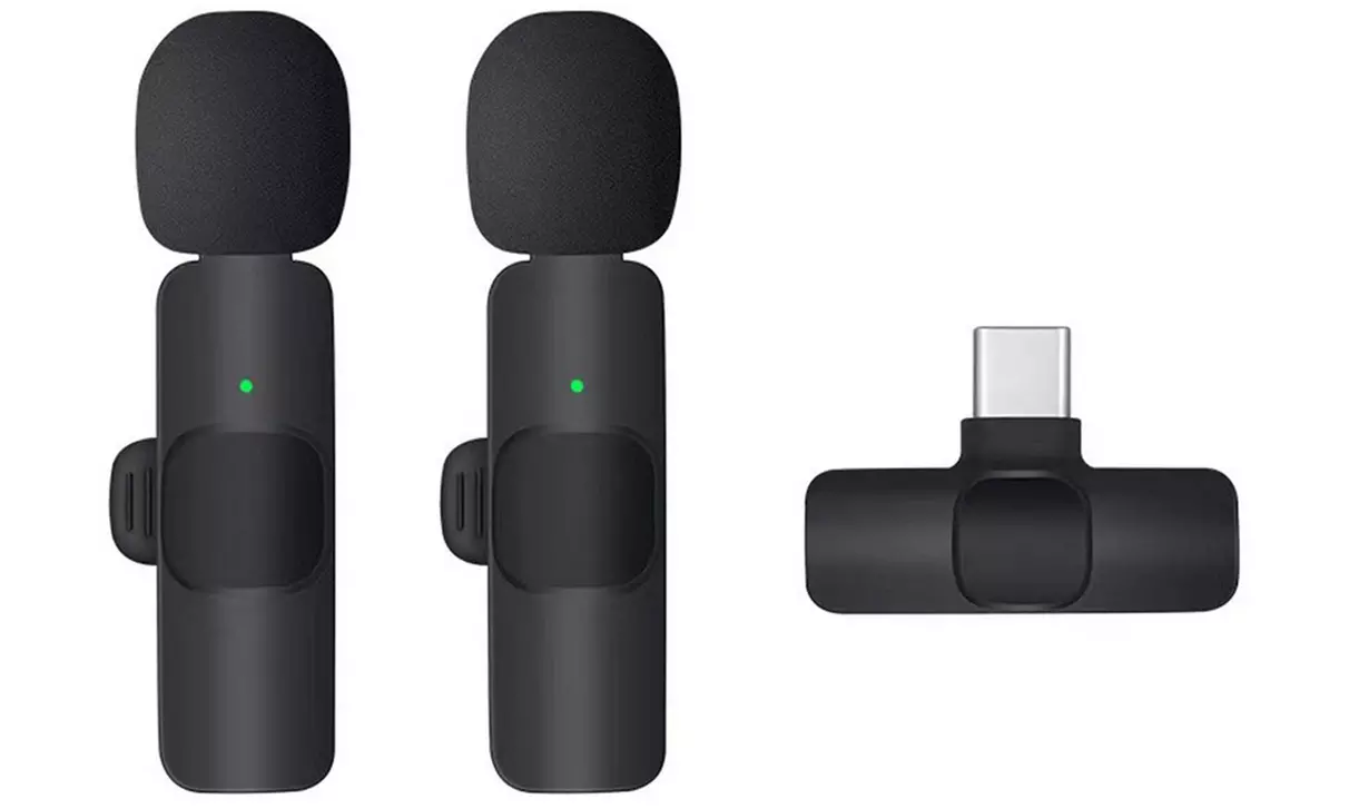 One or Two Sets of Wireless Lavalier Microphones