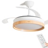 Image 7: Ventilateur de plafond LED avec 4 pales rétractables