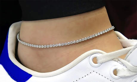 1 o 2 cavigliere con cristalli Swarovski® disponibili in 2 colori