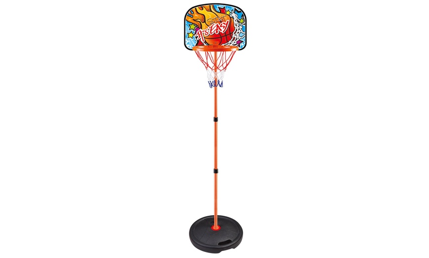 Image 3: Kids' Basketball Set with Ball