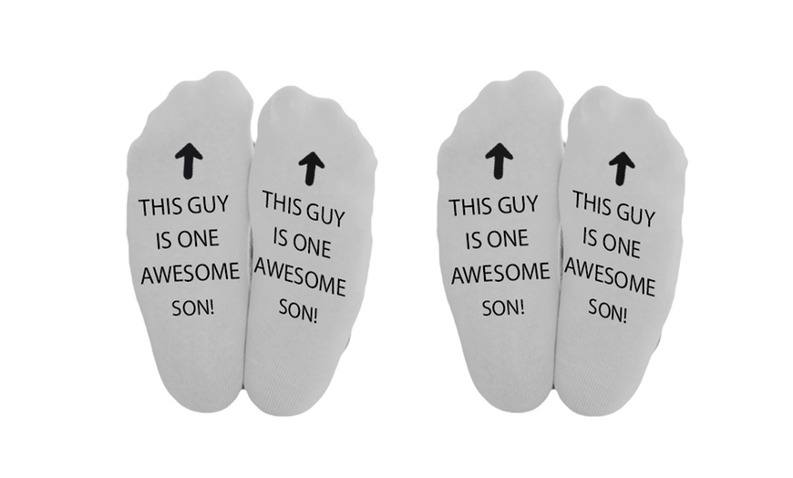 Image 18: Awesome Family Members Gift Socks