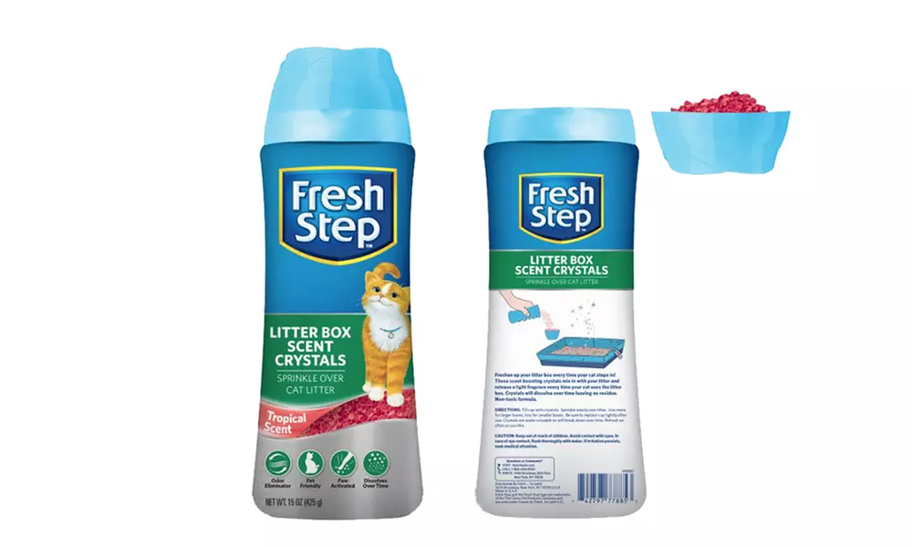 Fresh Step Cat Litter Box Scent Crystals (2-, 3-, or 6-Pack) - Second Medium