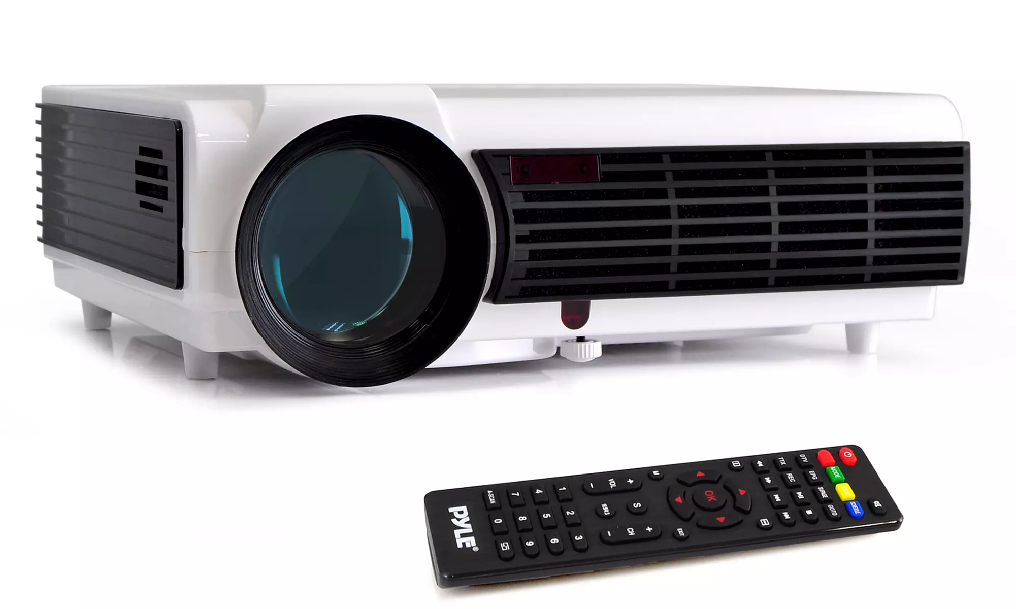 Pyle PRJD903 1080p Full HD LCD Projector for Screens Up to 120" - Primary Image