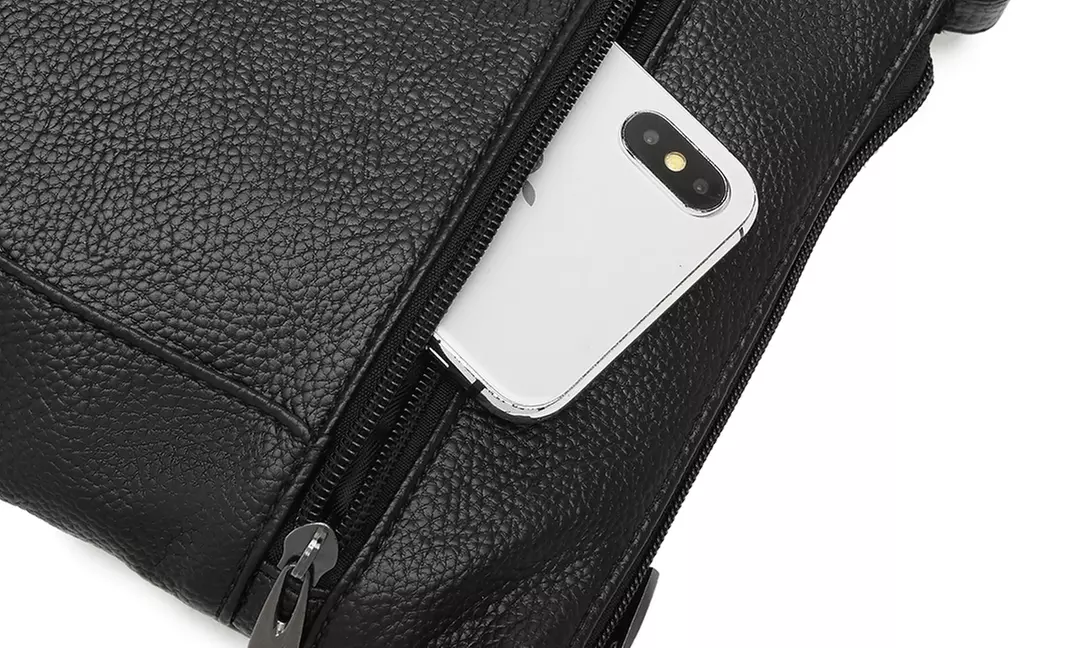 Miss Lulu Multi-Pocket Crossbody Bag Phone Bag Change Pocket