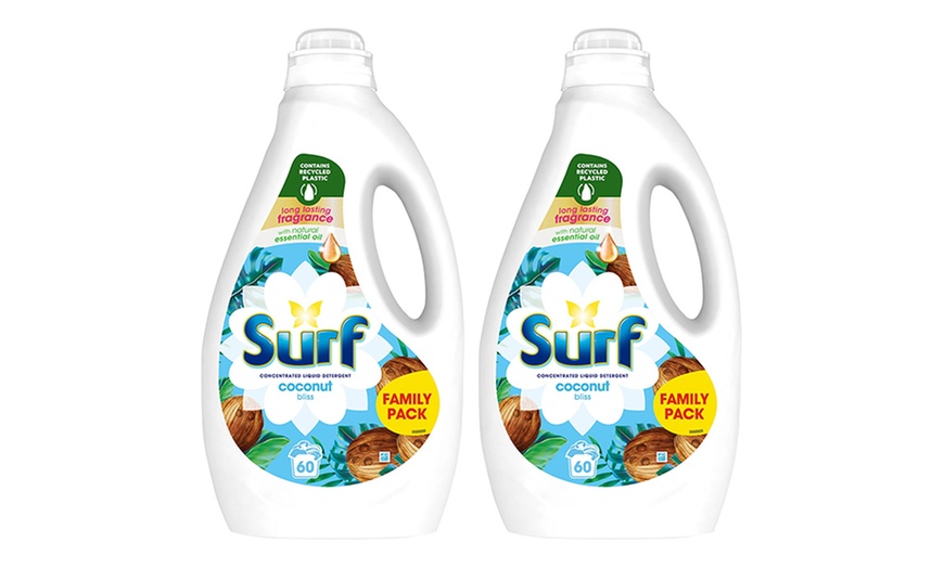 Image 6: Two or Four Surf Concentrated Liquid Laundry Detergents 1.62L