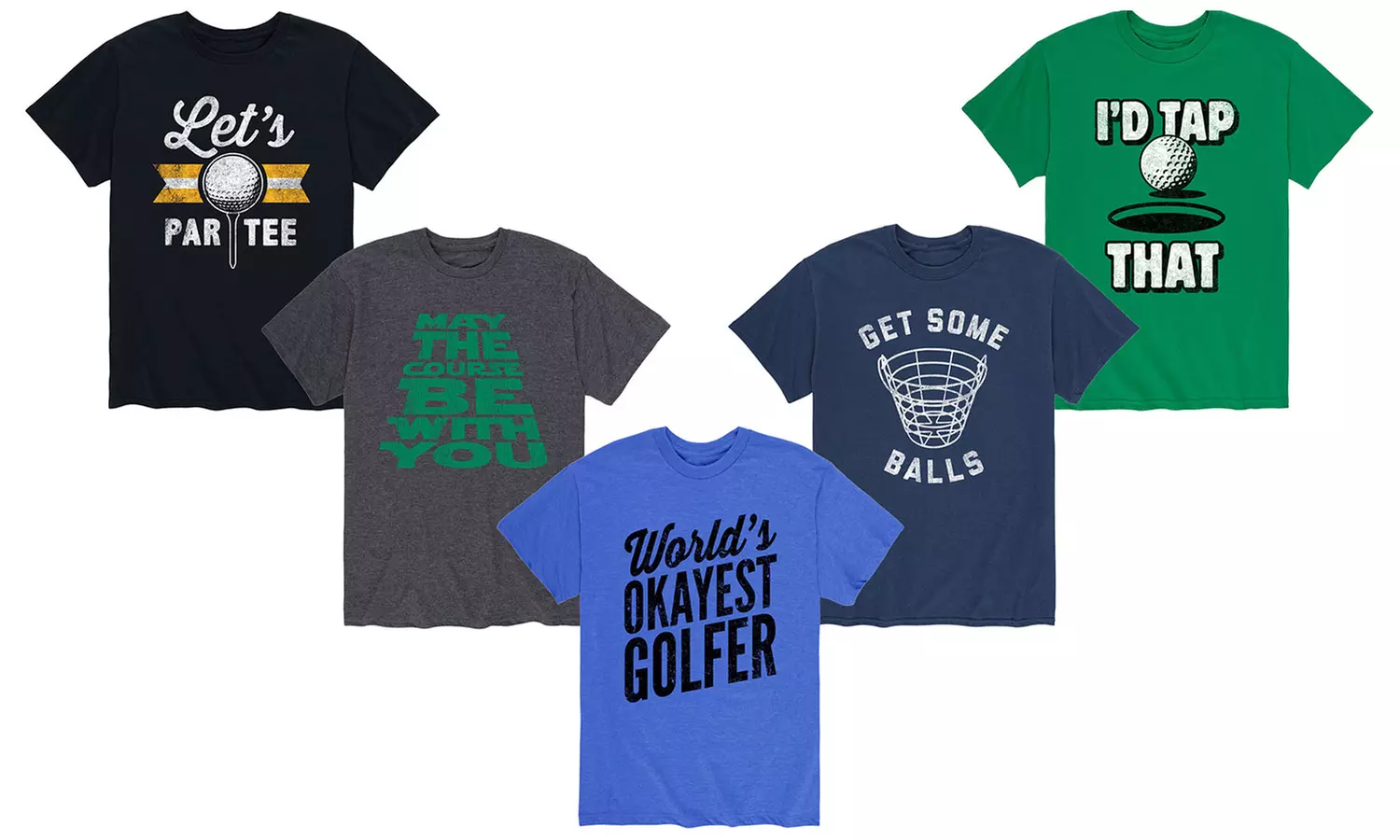 Instant Message: Men's Funny Golf Graphic Tees (S-3XL) - Primary Image