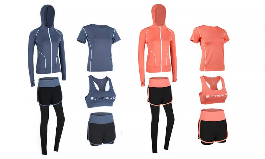 Image 9: Women's 5-Piece Workout Set