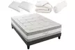 Matelas Royal à mémoire de forme, 24 cm, fabrication française, sommier et pack prêt à dormir en option - Second Medium