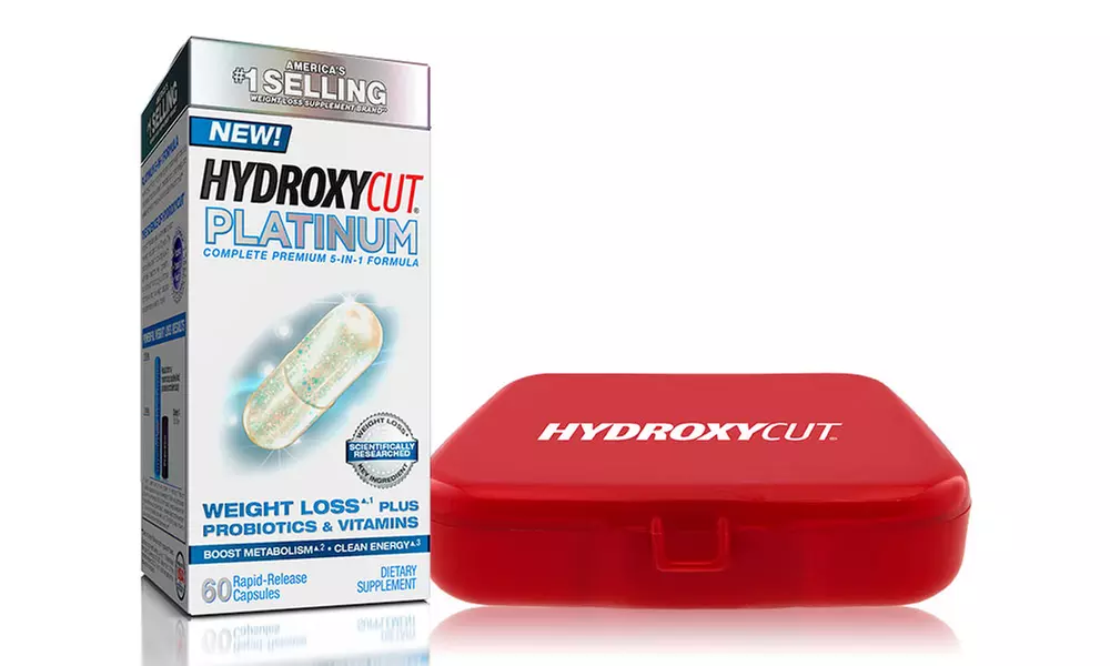 Hydroxycut Platinum Weight-Loss Supplement with Pill Container (60-Count) - Primary Image