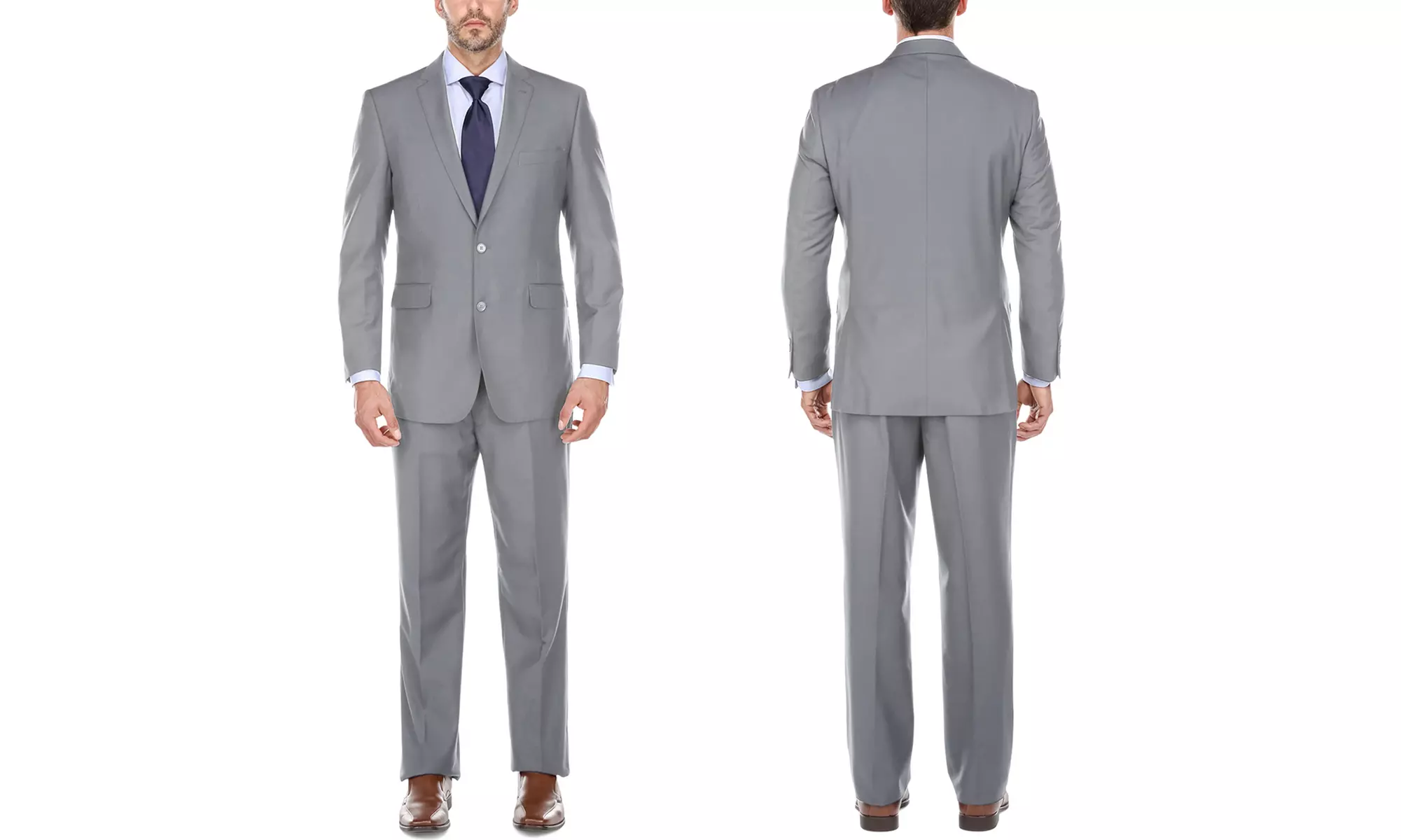 Verno Men’s Slim-Fit Spring Suit (2-Piece) (42Rx36W) - Primary Image
