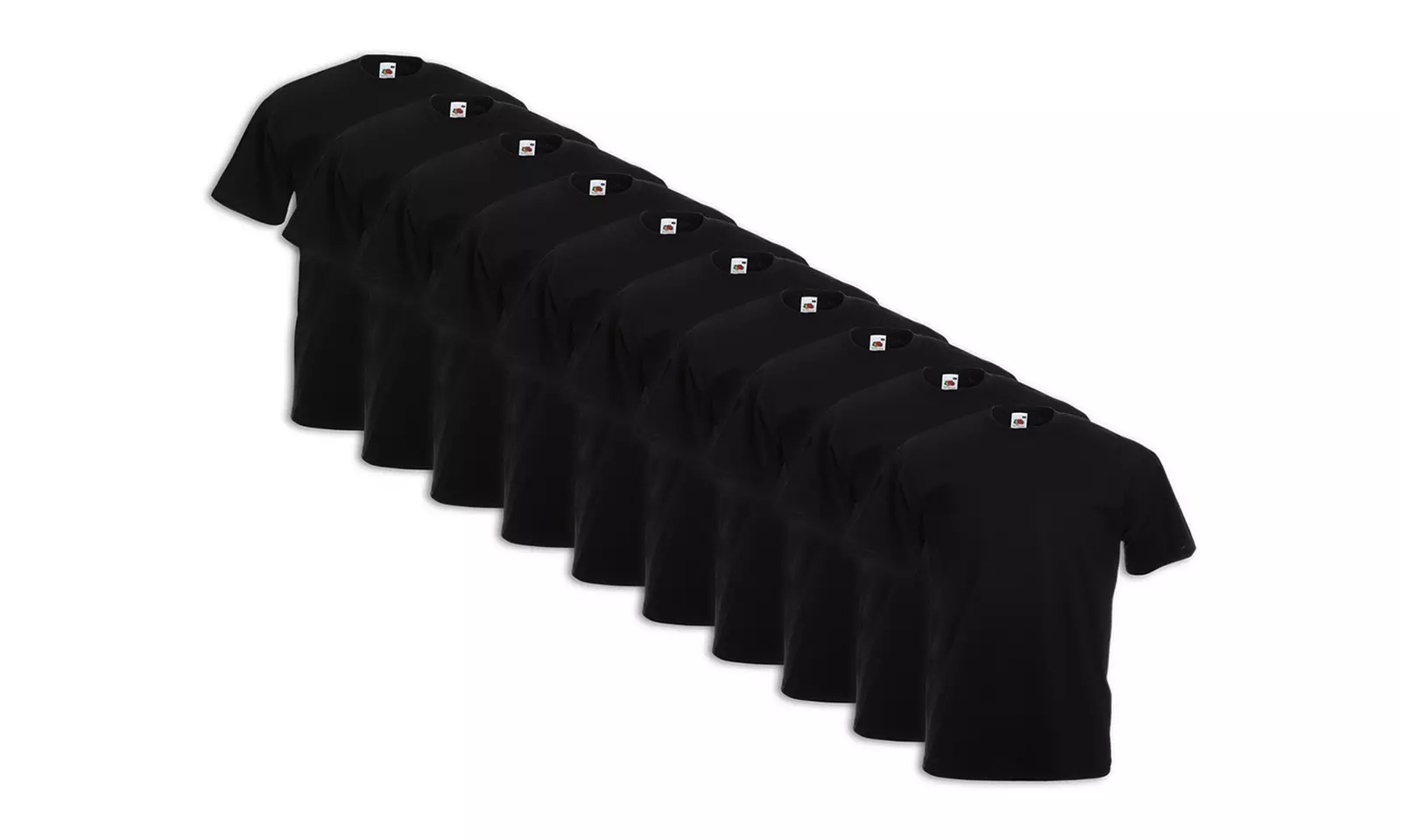 Set van 10 Fruit of The Loom T-shirts