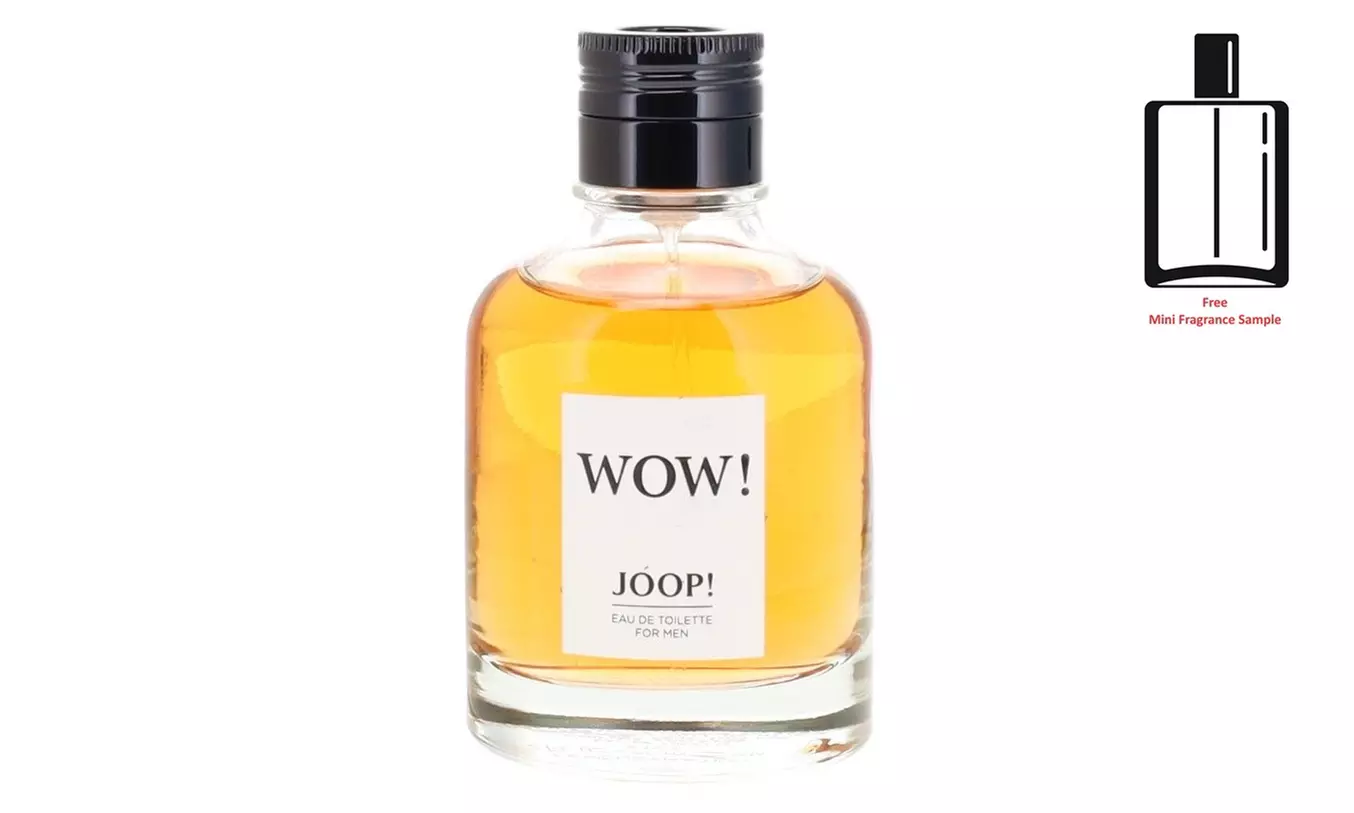 One- or Two-Pack of No Box Joop Wow Men's 60ml EDT With Free Mini Fragrance Sample - Primary Image