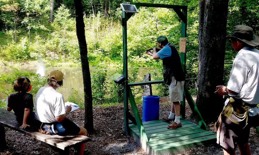 Sporting Clays Shooting for One, Two, or Four at Meadows Gun Club & Shooting School (Up to 51% Off) - Primary Image
