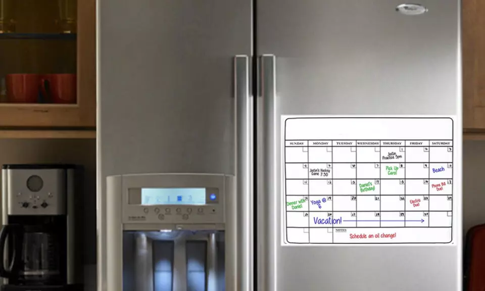 Magnetic Dry Erase Calendar Poster - Primary Image